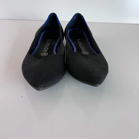 Rothy's Womens The Point in Black Solid - Picture 3 of 7